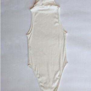 100% Cotton Turtleneck Bodysuit - Size S